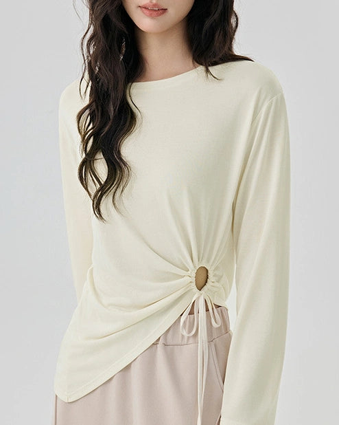 アシンメトリーサイドドロストロングトップ 3105