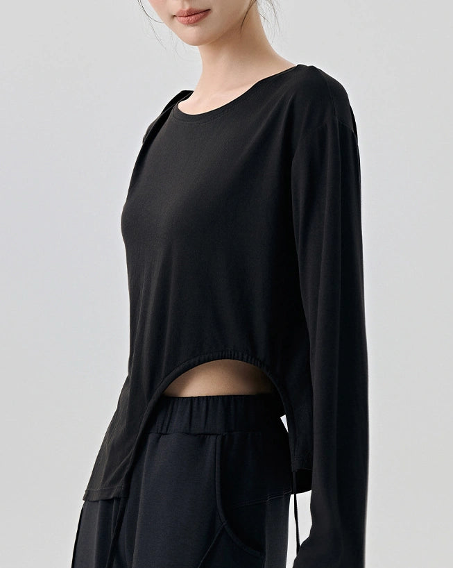 アシンメトリーサイドドロストロングトップ 3105