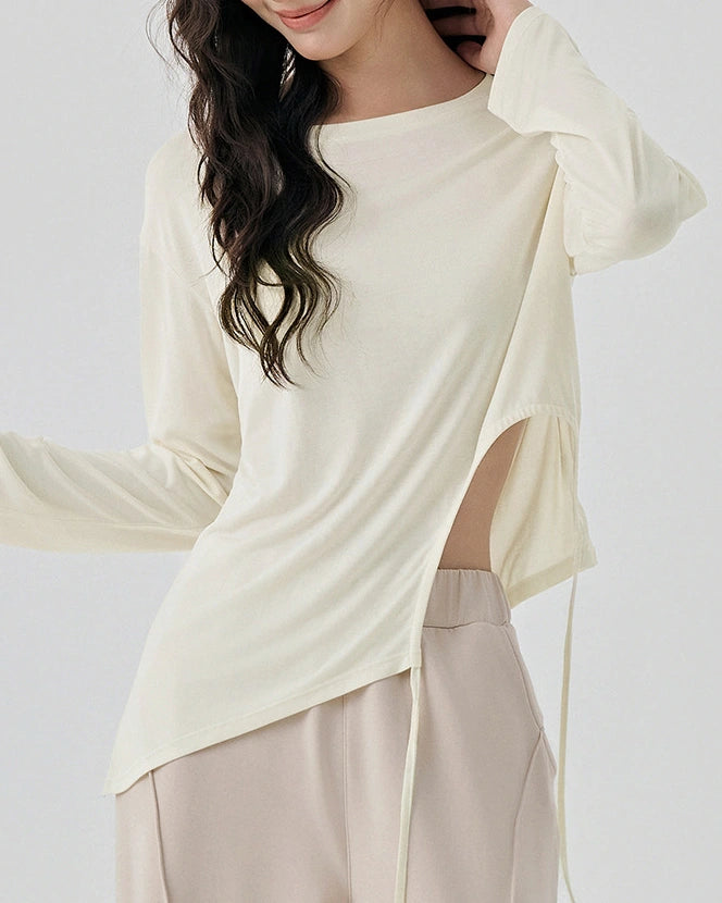 アシンメトリーサイドドロストロングトップ 3105