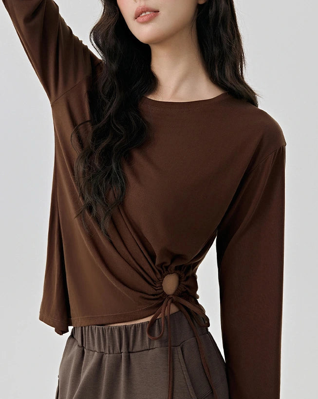 アシンメトリーサイドドロストロングトップ 3105