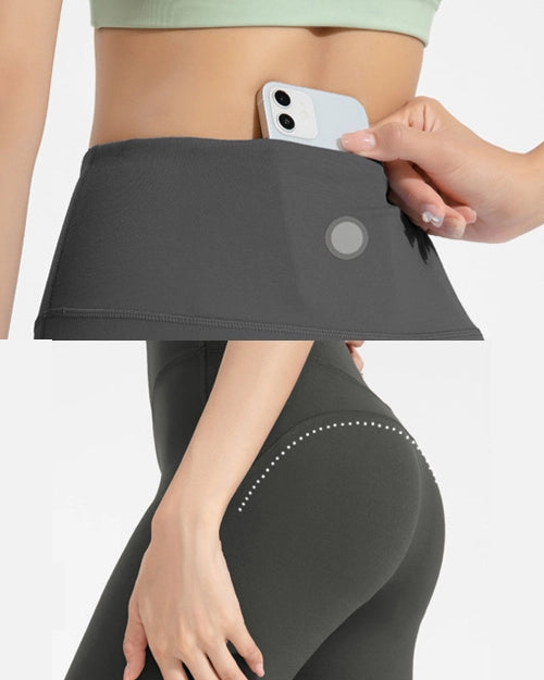 美脚ハイウエストフレアヨガパンツ 3107