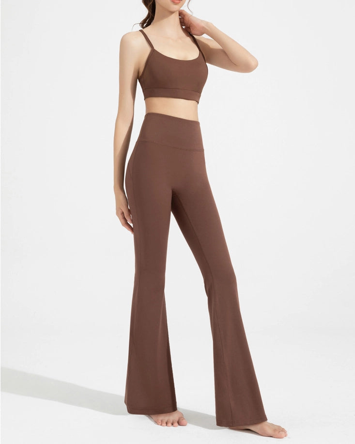 美脚ハイウエストフレアヨガパンツ 3107