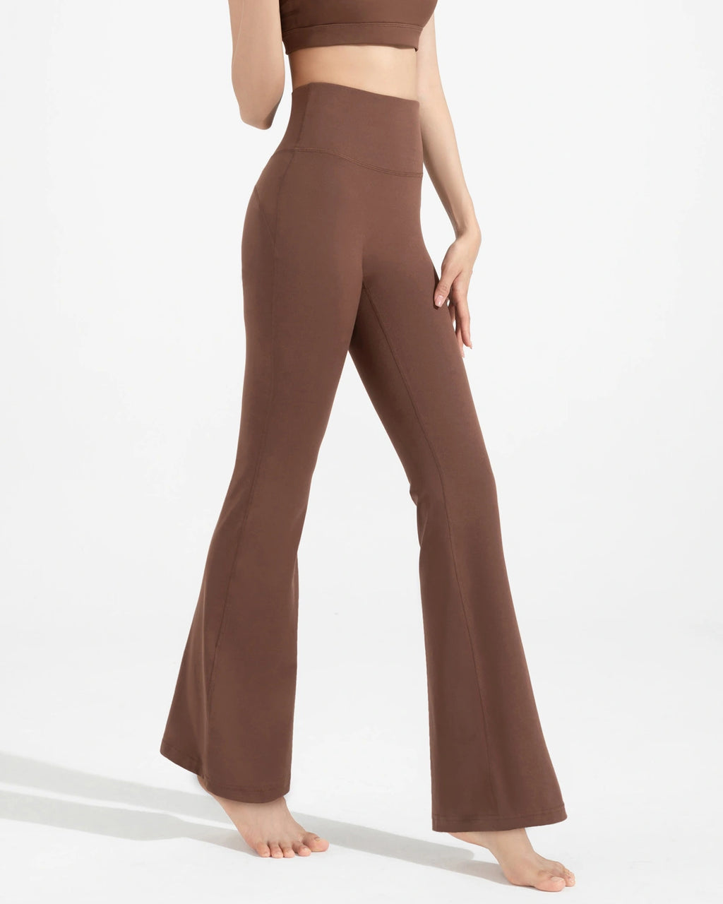 美脚ハイウエストフレアヨガパンツ 3107