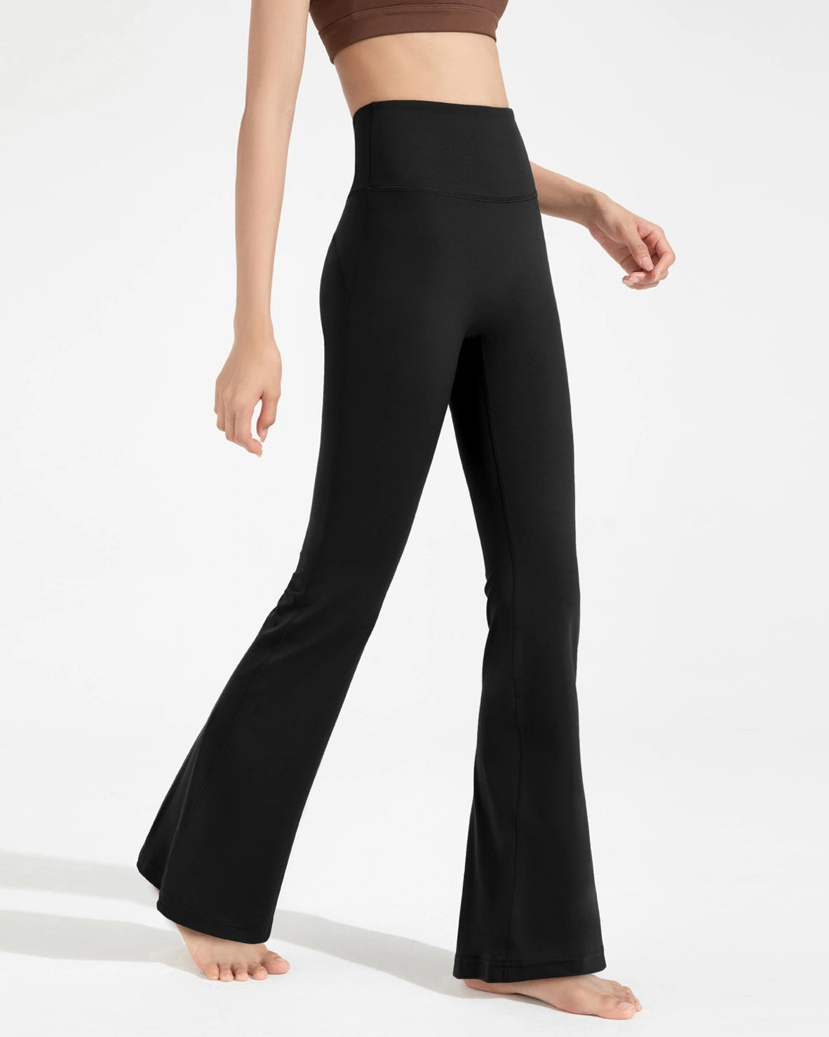 美脚ハイウエストフレアヨガパンツ 3107