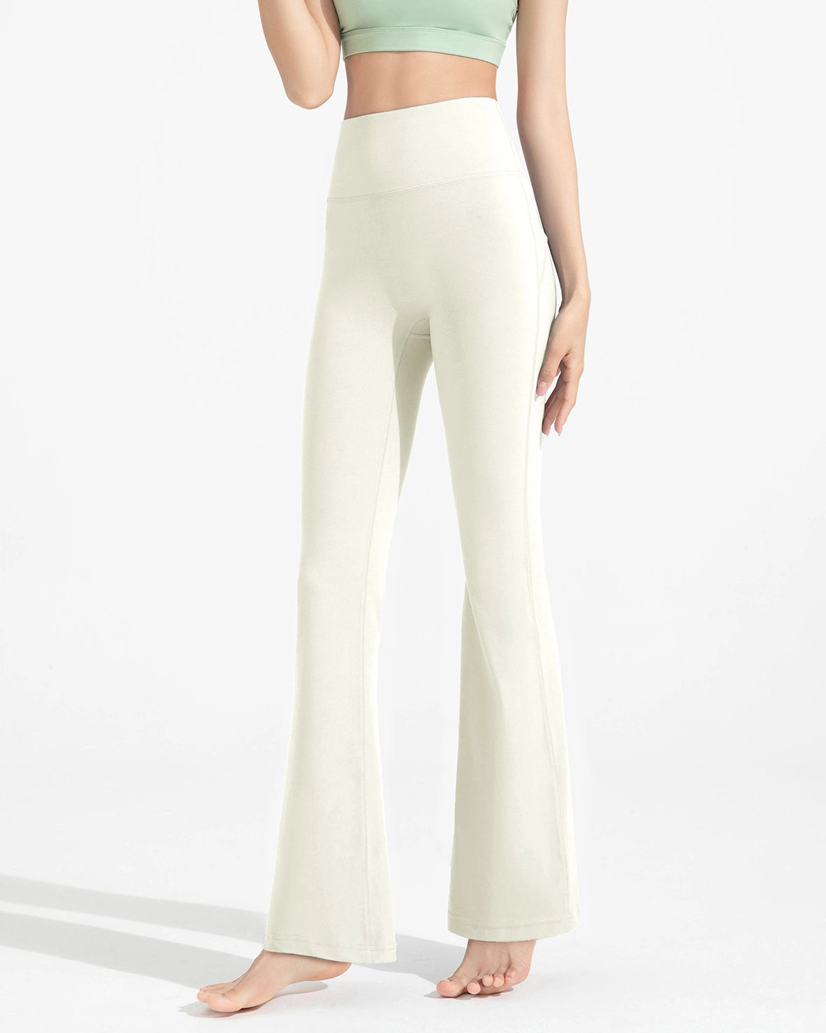 美脚ハイウエストフレアヨガパンツ 3107