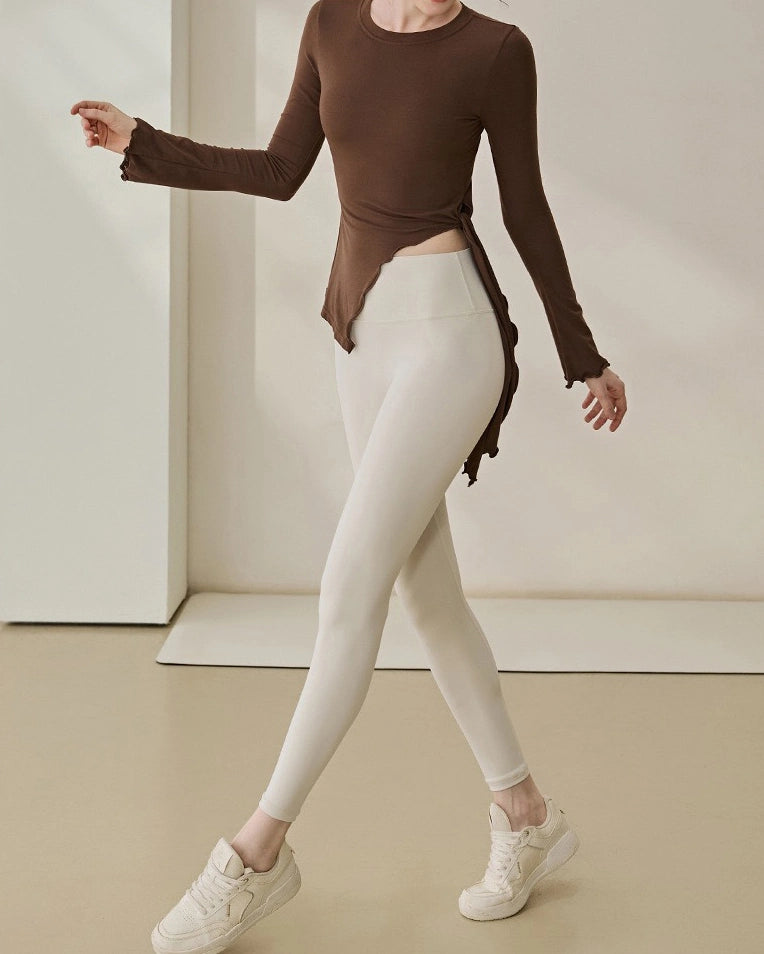 フレアスリーブ スリット入り 長袖 3108