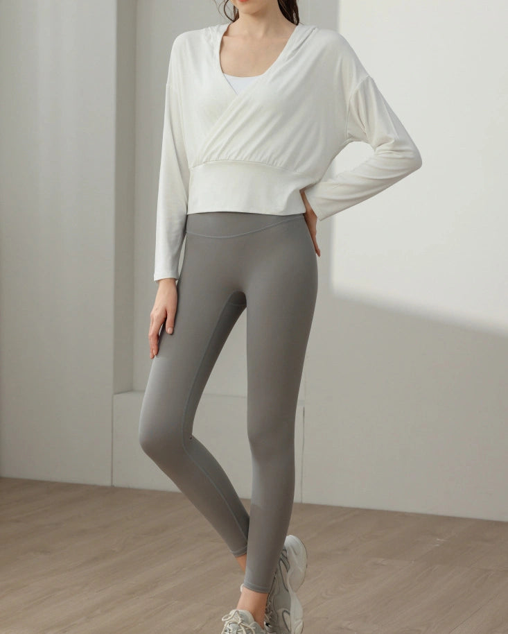 レジェカシュクールフーディーロングトップ 3109