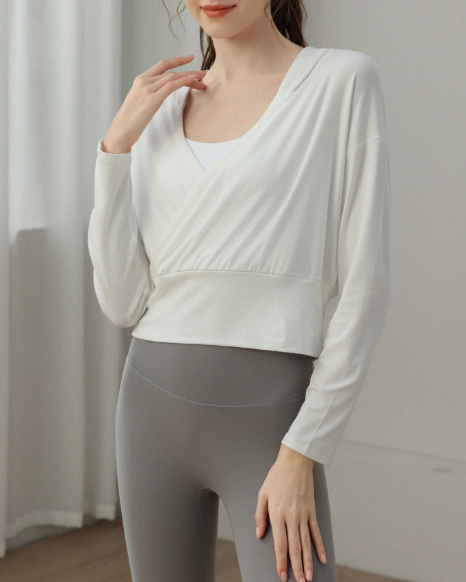 レジェカシュクールフーディーロングトップ 3109