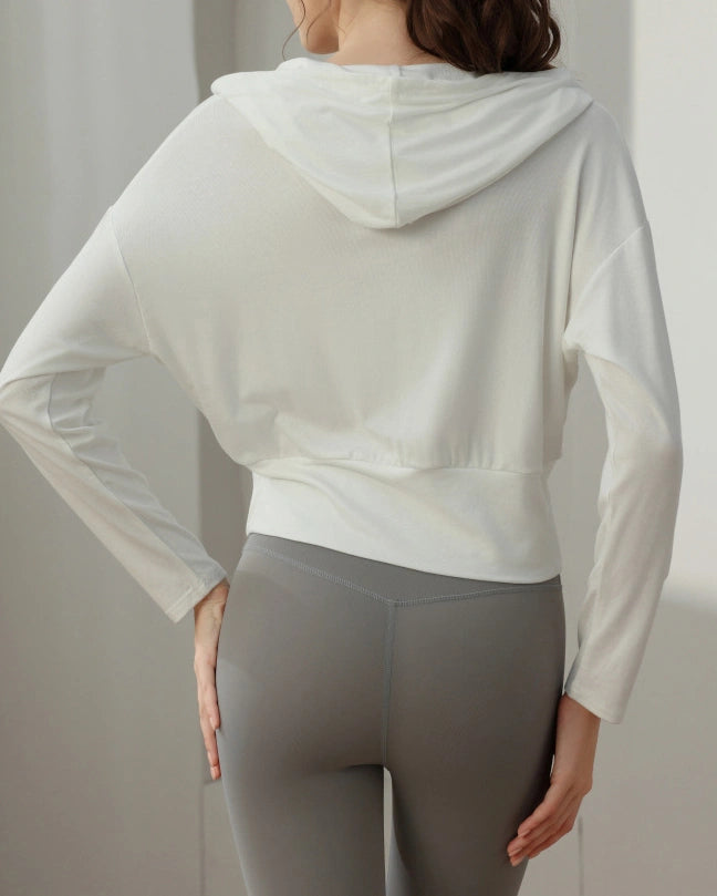 レジェカシュクールフーディーロングトップ 3109