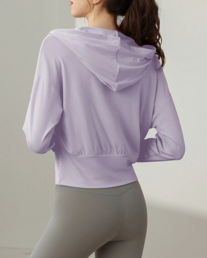 レジェカシュクールフーディーロングトップ 3109