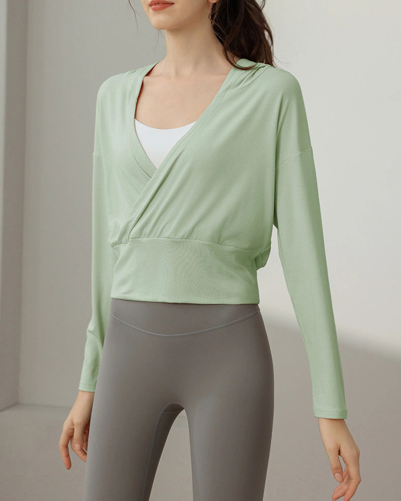 レジェカシュクールフーディーロングトップ 3109