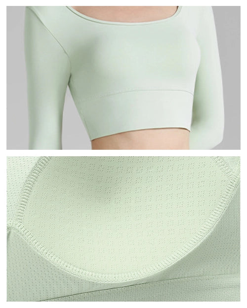 シャルムクロワゼサムホールヨガロングトップ 3116