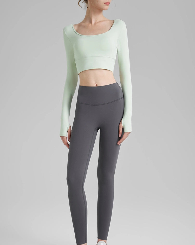 シャルムクロワゼサムホールヨガロングトップ 3116