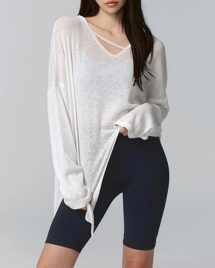 エラヴォワルヨガロングトップ 3117