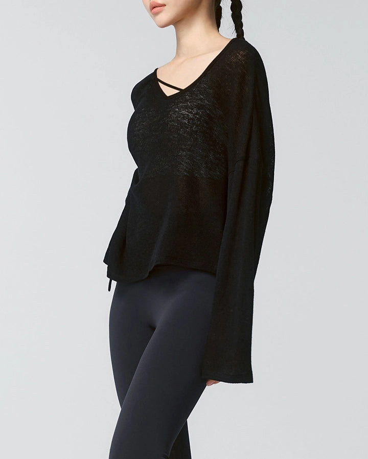 エラヴォワルヨガロングトップ 3117