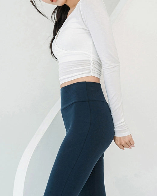 サイドギャザーカシュクールトップ 3121