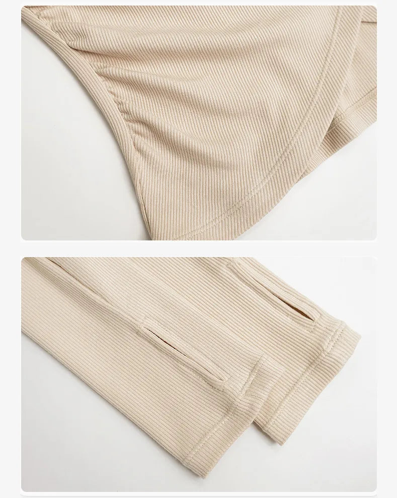 フロントクロスサムホールリブトップ 3126