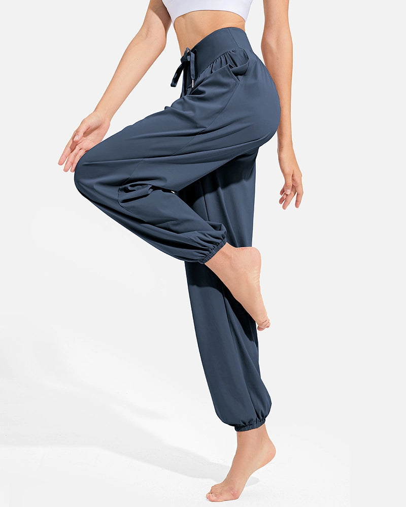 紐付き 冷感カジュアルパンツ 3128