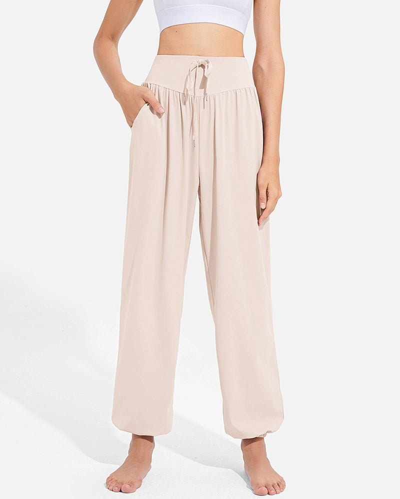 紐付き 冷感カジュアルパンツ 3128