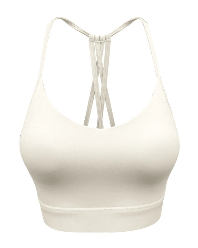 ヨガブラ　バッククロス　ホルターネックブラトップ 3129