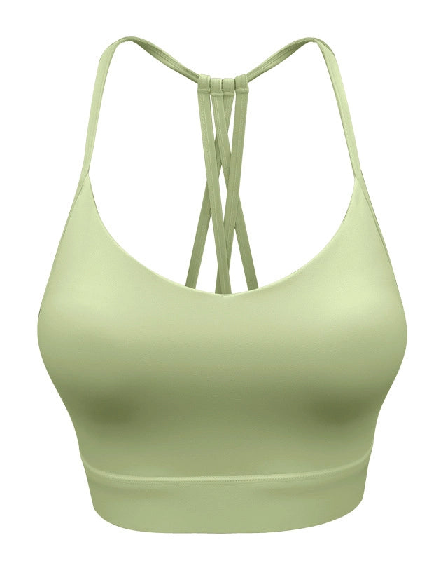 ヨガブラ　バッククロス　ホルターネックブラトップ 3129