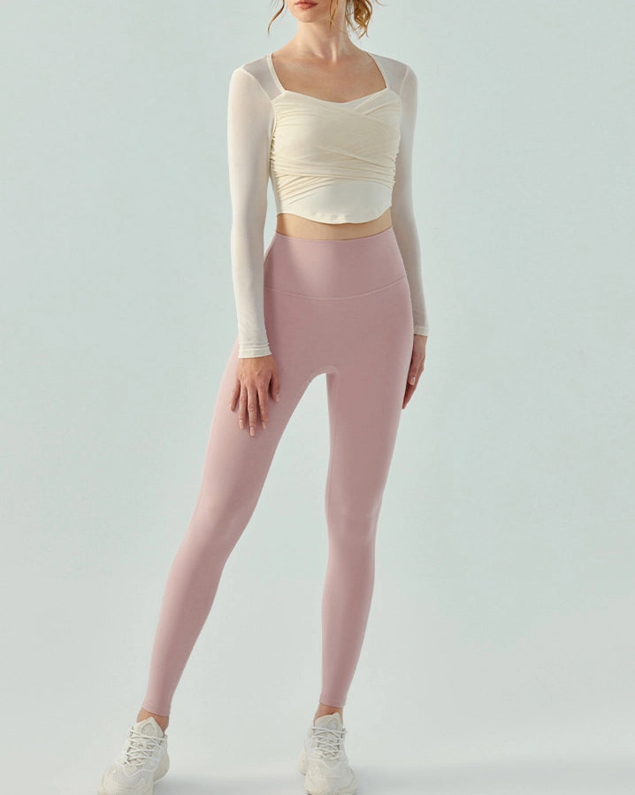 フロントクロスシアースリーブカットソー 3135