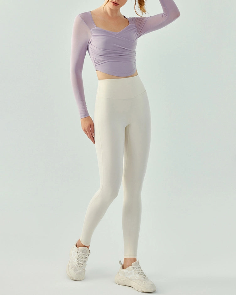 フロントクロスシアースリーブカットソー 3135