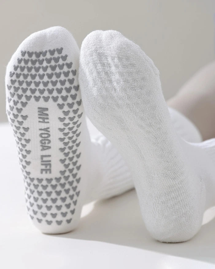 厚手で滑り止め付きの膝丈ソックス 3146