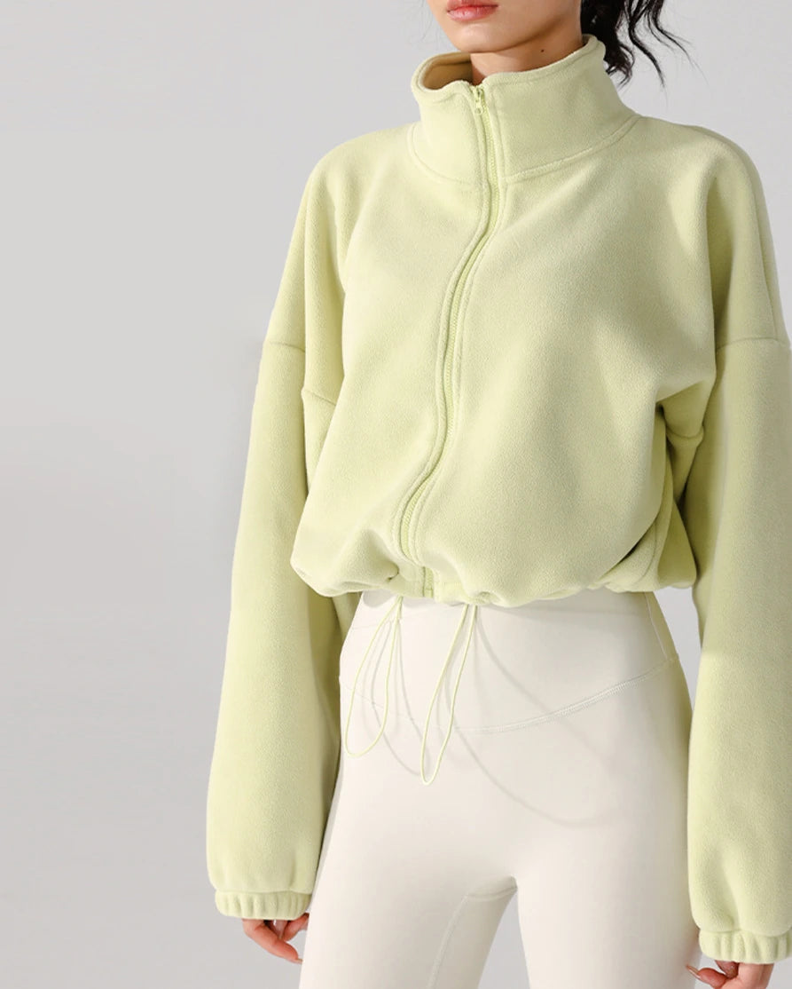 スタンドカラードロストウォームジップジャケット 3150