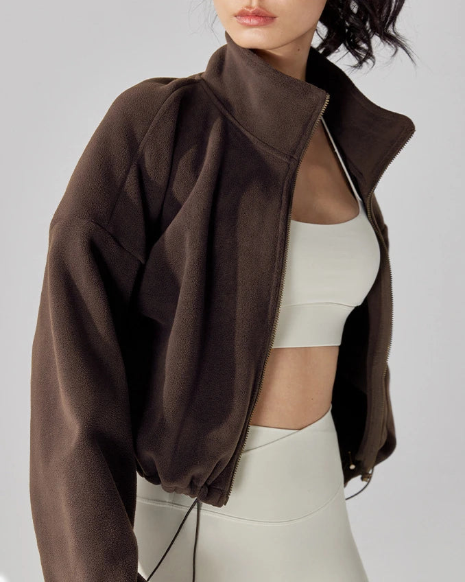 スタンドカラードロストウォームジップジャケット 3150