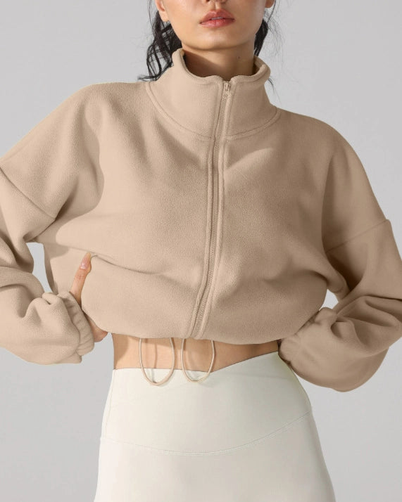 スタンドカラードロストウォームジップジャケット 3150