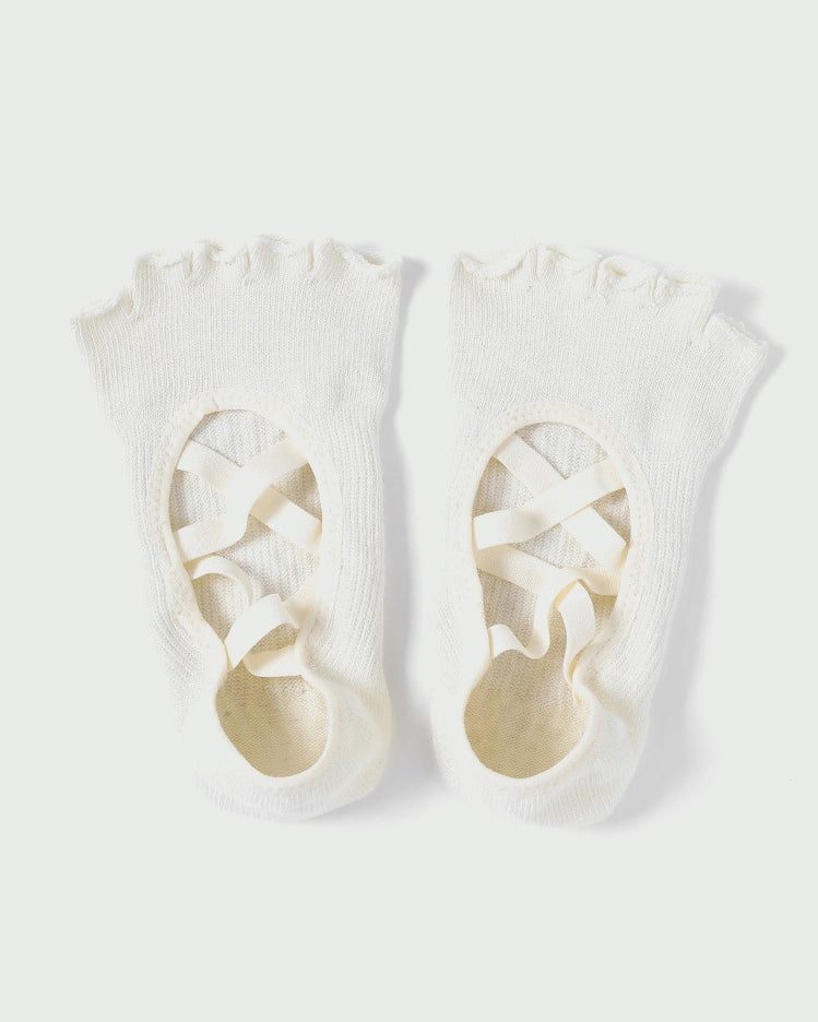 ツインクロスストラップヨガソックス7color 3152