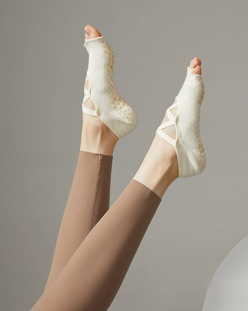 ツインクロスストラップヨガソックス7color 3152