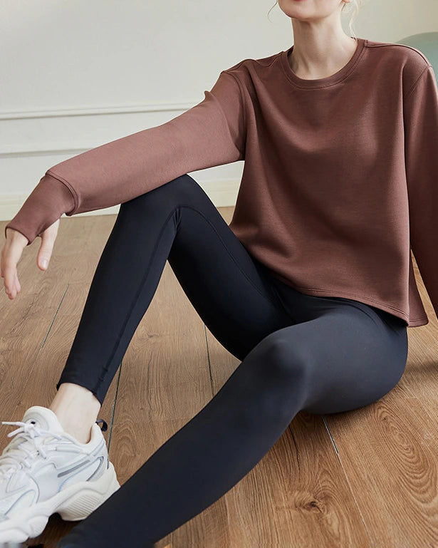 Aラインシルエットベーシックスウェットシャツ3033