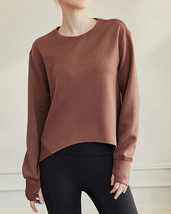 Aラインシルエットベーシックスウェットシャツ3033